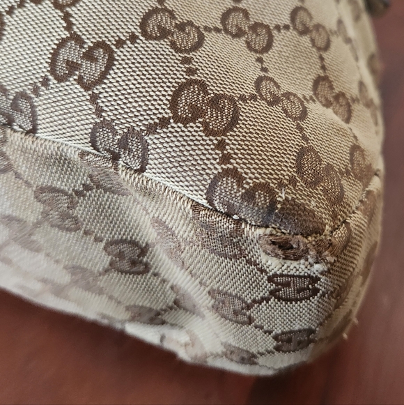 Gucci Horsebit Medium Canvas Hobo - Picture 6 of 15